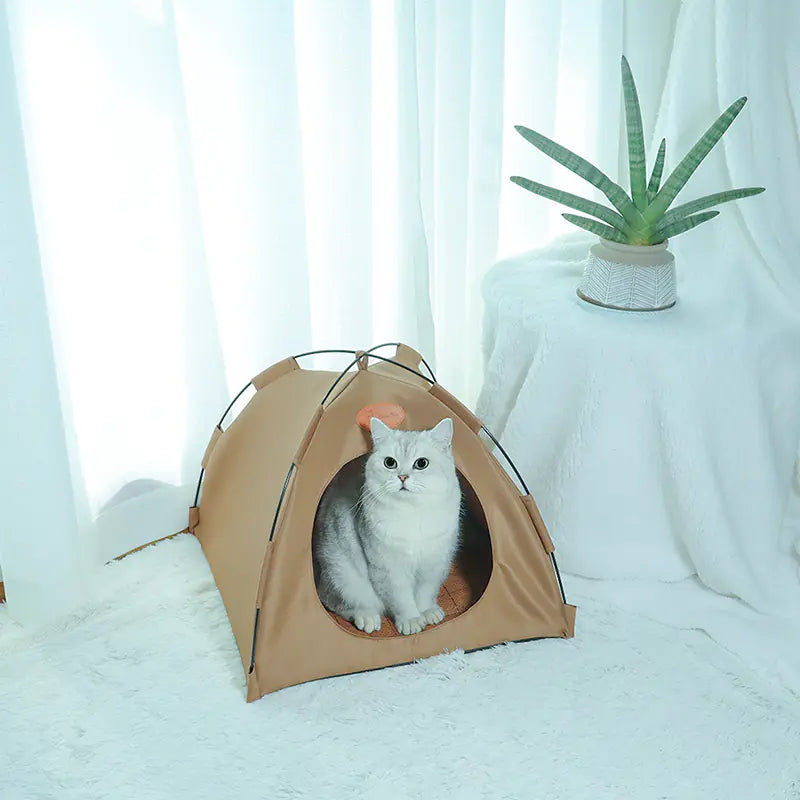 "23 New Foldable Pet Tent for Cats and Dogs"