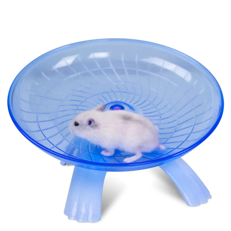 Silent Steel Axle Flying Saucer Running Wheel for Hamsters