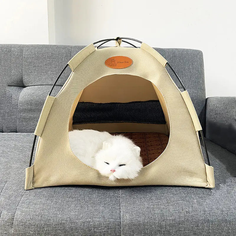 "23 New Foldable Pet Tent for Cats and Dogs"